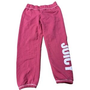 Juicy Couture Watermelon Pink Capri Sweatpants Size Small Y2K Logo on Leg